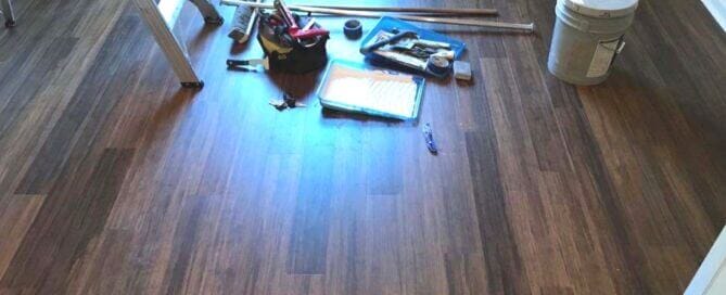 Luxury vinyl flooring