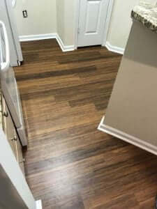 Luxury vinyl flooring
