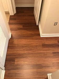Luxury vinyl flooring