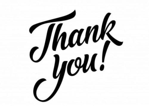 Thank you text