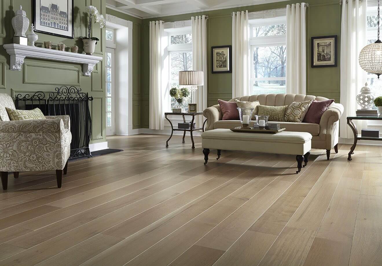 Prefinished hardwood
