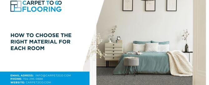 Choose the right flooring for each room