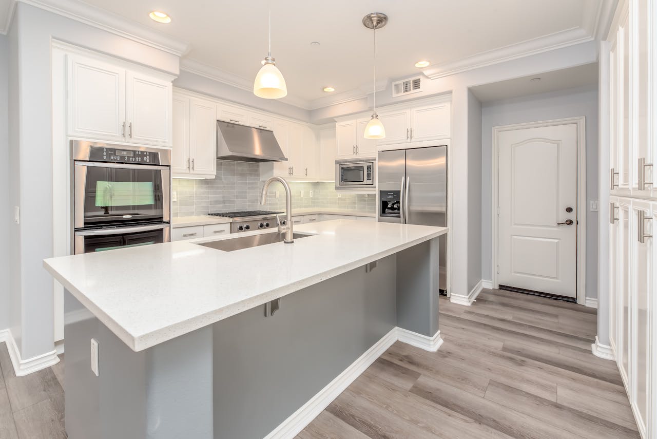 kitchen LVP flooring